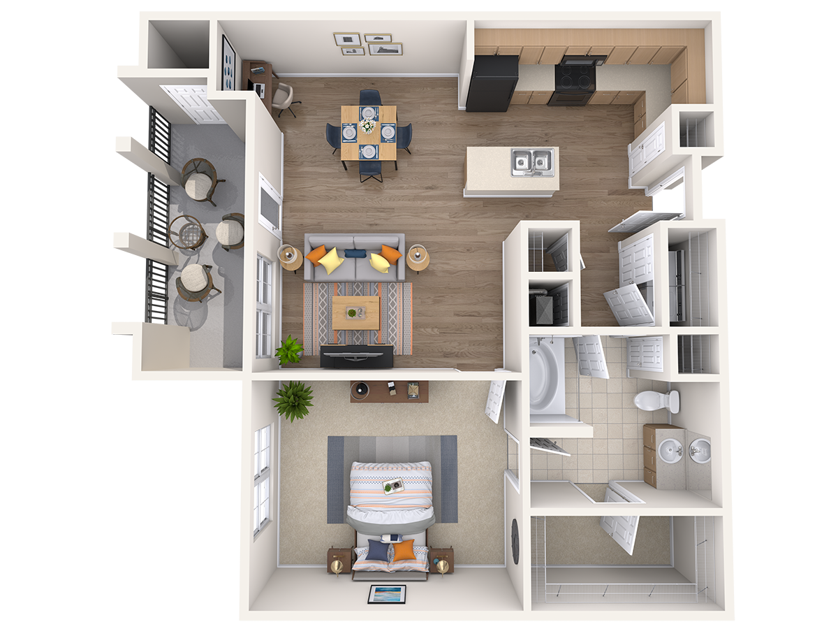 A2 - 1 Bed 1 Bath